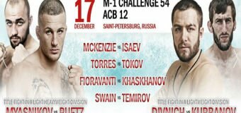 Видео турнира M-1 Challenge 54 & ACB 12